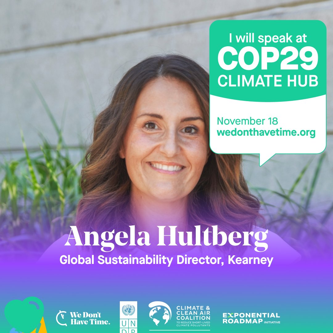 WeDontHaveTime's tweet photo. How can #CFOs help shape the future of sustainable #finance &amp; contribute to meaningful #climateaction? 💪🌍
 Don't miss this session with @kearney  &amp; @SoderbergPart at the #COP29 Climate Hub. 

 Nov 18 - 16:00 AZT - 13:00 CET
 Register: https://t.co/VVJ3nAphAQ

@gmunozabogabir https://t.co/4kLngG3Hi1
