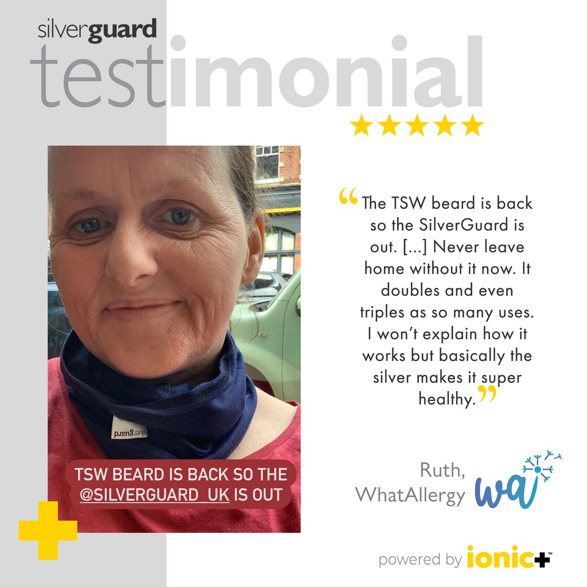 Get ready for Winter with our SilverGuard snood. 
Wear it as a neck warmer or pulled up to protect the face, neck, and ears from cold weather, wind, and rain. Make sure you stay warm and protected during any outdoor activities.
Kind to Skin * Breathable &amp; Comfortable * Versatile