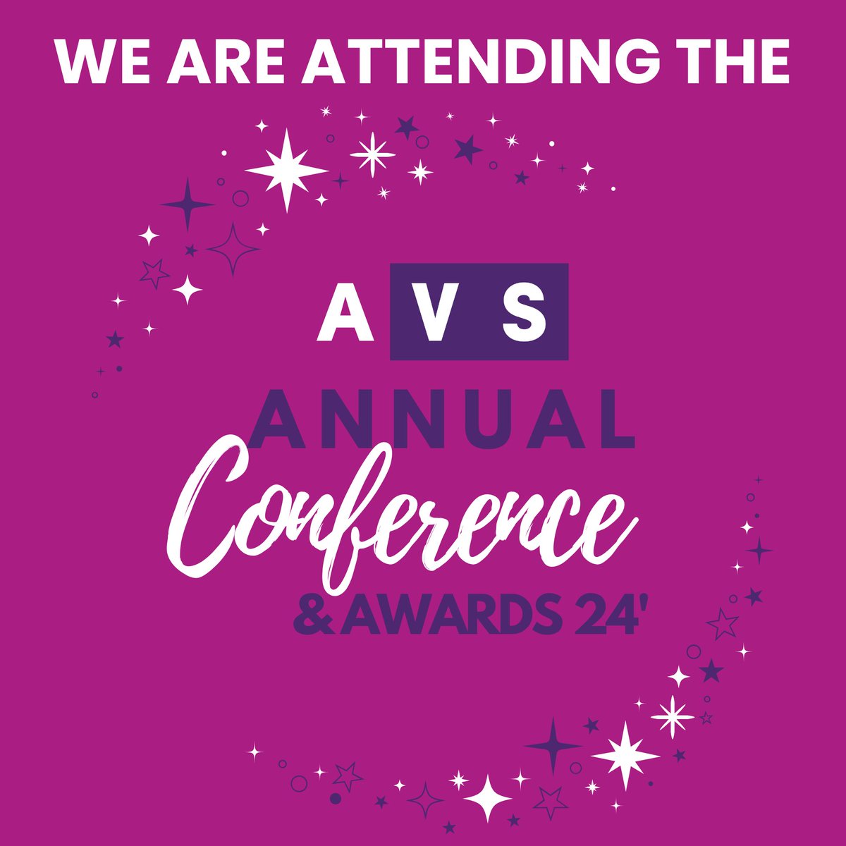 Only another couple of weeks until the <a href="/academicvenues/">Academic Venue Solutions</a> annual conference!

If you're part of AVS and haven't signed up yet, we would seriously suggest you do. Best thing we go to all year for sharing best practice, working through academic venue issues and meeting like minds!