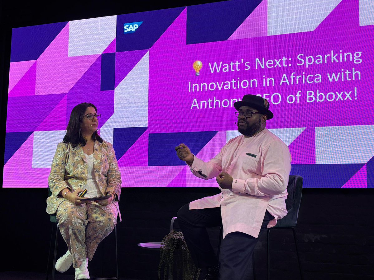 Bboxx (@bboxx_hq) on Twitter photo This week, our CEO <a href="/anthony_osijo/">Anthony Osijo</a> joined thought leaders at the <a href="/africatechfest/">Africa Tech Festival</a> in Cape Town, sharing our company journey and his personal insights on transforming energy access across Africa.
#AfricaTechFest #WattsNext This week, our CEO <a href="/anthony_osijo/">Anthony Osijo</a> joined thought leaders at the <a href="/africatechfest/">Africa Tech Festival</a> in Cape Town, sharing our company journey and his personal insights on transforming energy access across Africa.
#AfricaTechFest #WattsNext