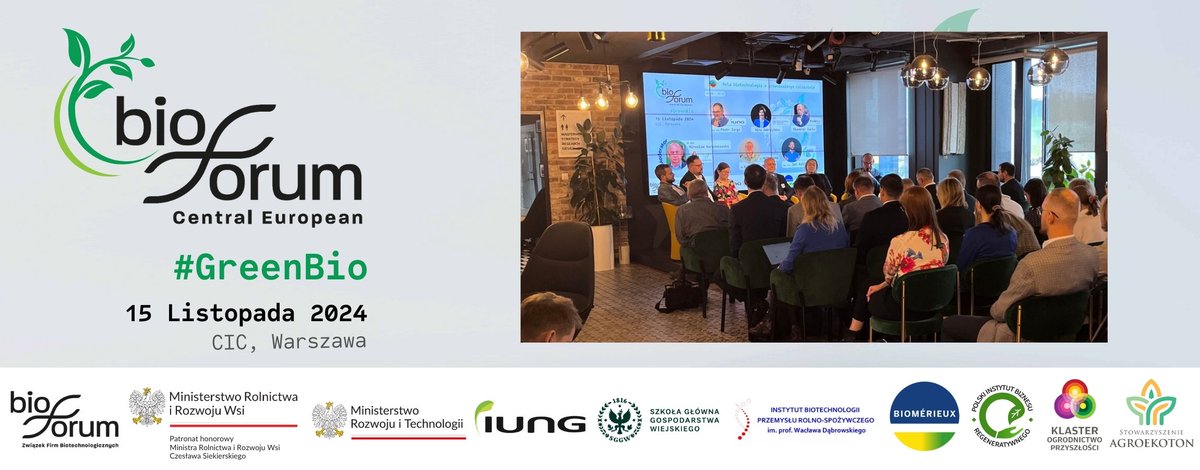BiotechPoland's tweet photo. 🎉 GreenBio Forum 2024 dobiegło końca! 🎉
Za nami dzień pełen inspirujących dyskusji, w których uczestniczyło prawie 150 osób!
#GreenBioForum #biotechnologia #zrównoważonyrozwój #rolnictwo #innowacje #dziękujemy https://t.co/C70gKZlxbh