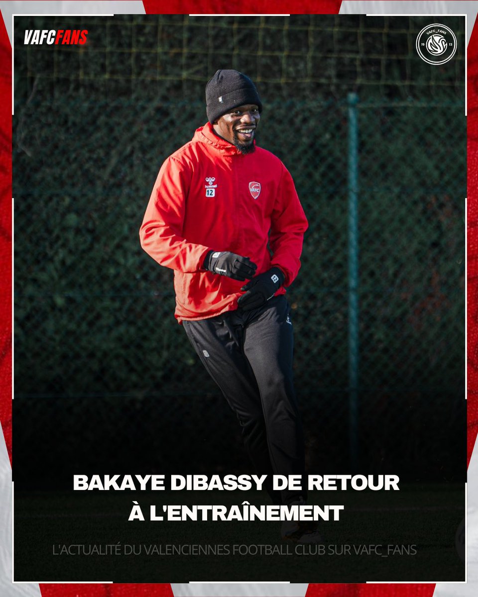 Vafc_fans_'s tweet photo. 𝘽𝙖𝙠𝙖𝙮𝙚 𝘿𝙞𝙗𝙖𝙨𝙨𝙮 𝙙𝙚 𝙧𝙚𝙩𝙤𝙪𝙧 𝙖̀ 𝙡'𝙚𝙣𝙩𝙧𝙖𝙞̂𝙣𝙚𝙢𝙚𝙣𝙩

Touché à l'épaule face à Rouen en Septembre dernier, Bakaye Dibassy fait progressivement son retour sur le rectangle vert ! 👊🏻

#VAFC | #ALLEZVA https://t.co/402Yoc6chi