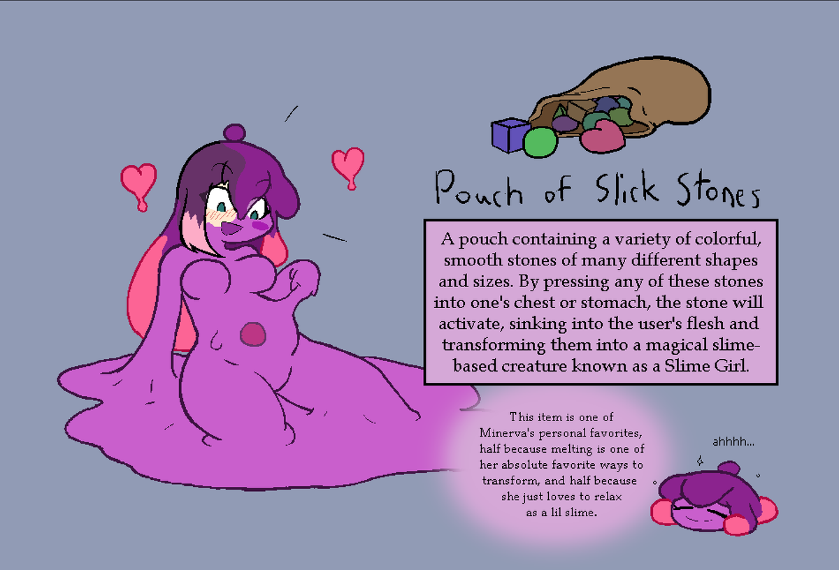 okseriouslywat's tweet photo. Minerva's Closet Part 14: The Pouch of Slick Stones!

Gonna be doing something different for the poll since I'm not only on this website these days! Check the replies for a Google Form, vote, and in 24-ish hours we'll have our pick for our next item :) https://t.co/rJzbWRD3iv
