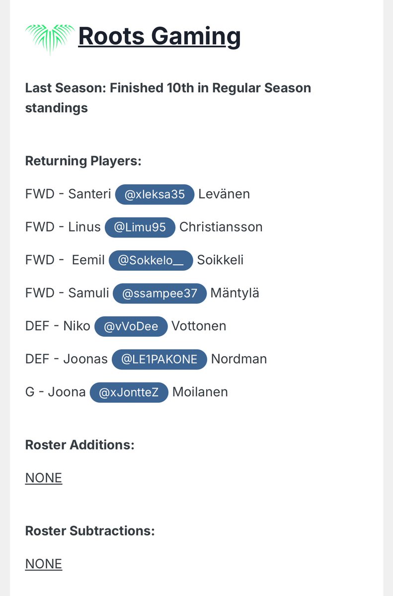 Roots NHL tweet media