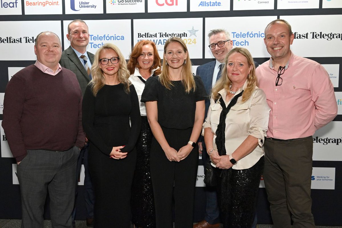 setrust's tweet photo. Congratulations to our fabulous IT &amp; encompass Teams on who scooped up THREE awards at the Belfast Telegraph IT Awards 🙌 

It is amazing to see all of your hard work recognised and it is testament to your dedication, expertise and innovation 🖥️ 

We couldn’t be prouder ⭐ 🚀 https://t.co/z13eEcFFPQ