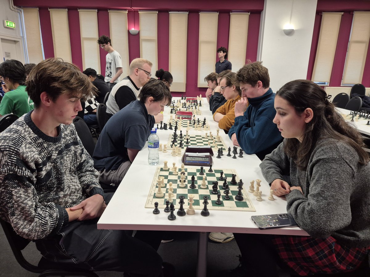 She Plays To Win (@sptwchess) on Twitter photo 1st University Championships held at <a href="/UniofNewcastle/">Newcastle University</a> on Saturday 16th November 2024 attracted over 30 boys and girls from across the UK.
Report here: sheplaystowin.co.uk/news/1st-unive…
Free pizza enjoyed post tournament, much fun had! 1st University Championships held at <a href="/UniofNewcastle/">Newcastle University</a> on Saturday 16th November 2024 attracted over 30 boys and girls from across the UK.
Report here: sheplaystowin.co.uk/news/1st-unive…
Free pizza enjoyed post tournament, much fun had!