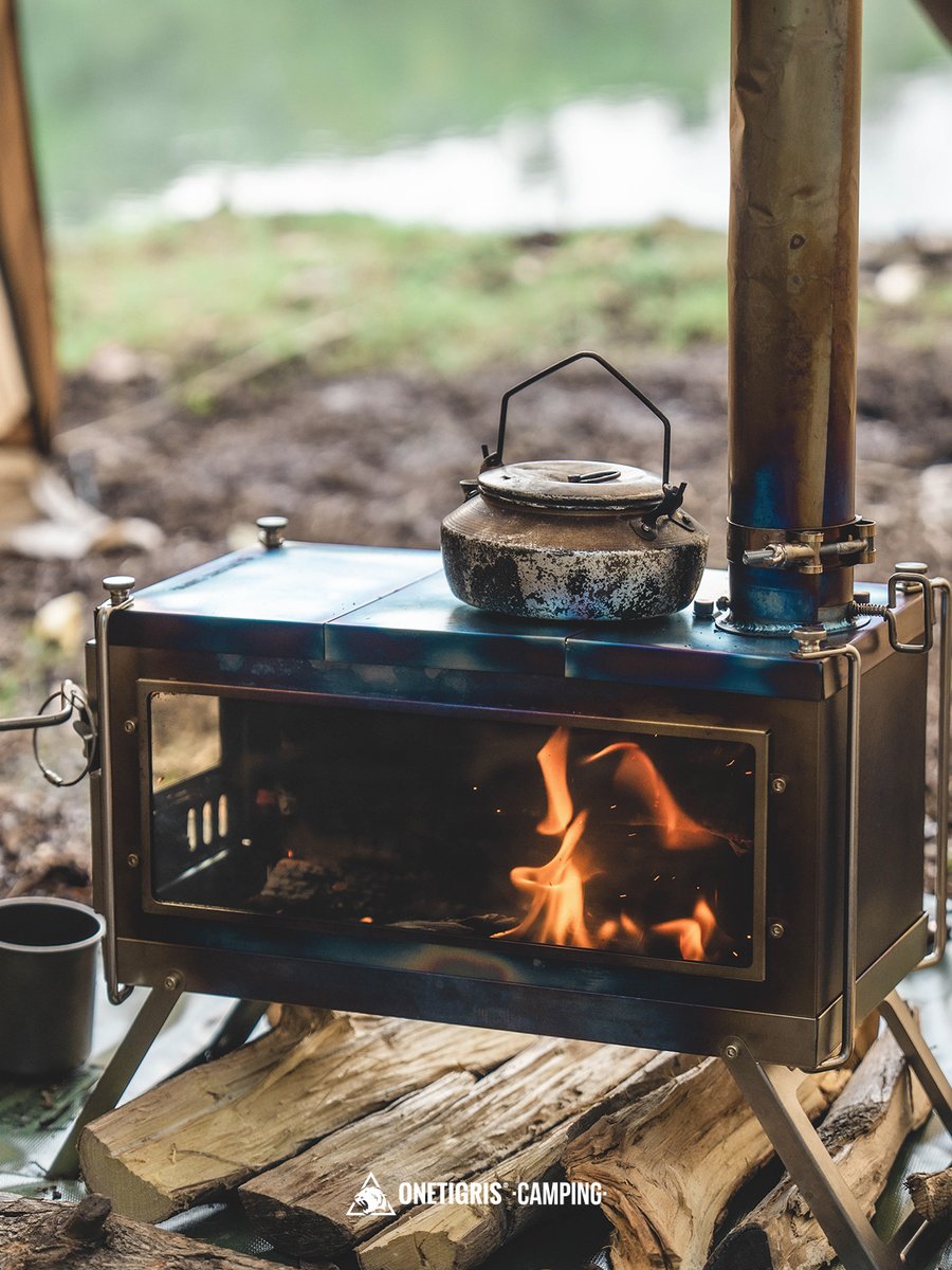 新作登場】WHALE SONG チタン製薪ストーブ 高純度なチタン素材を採用