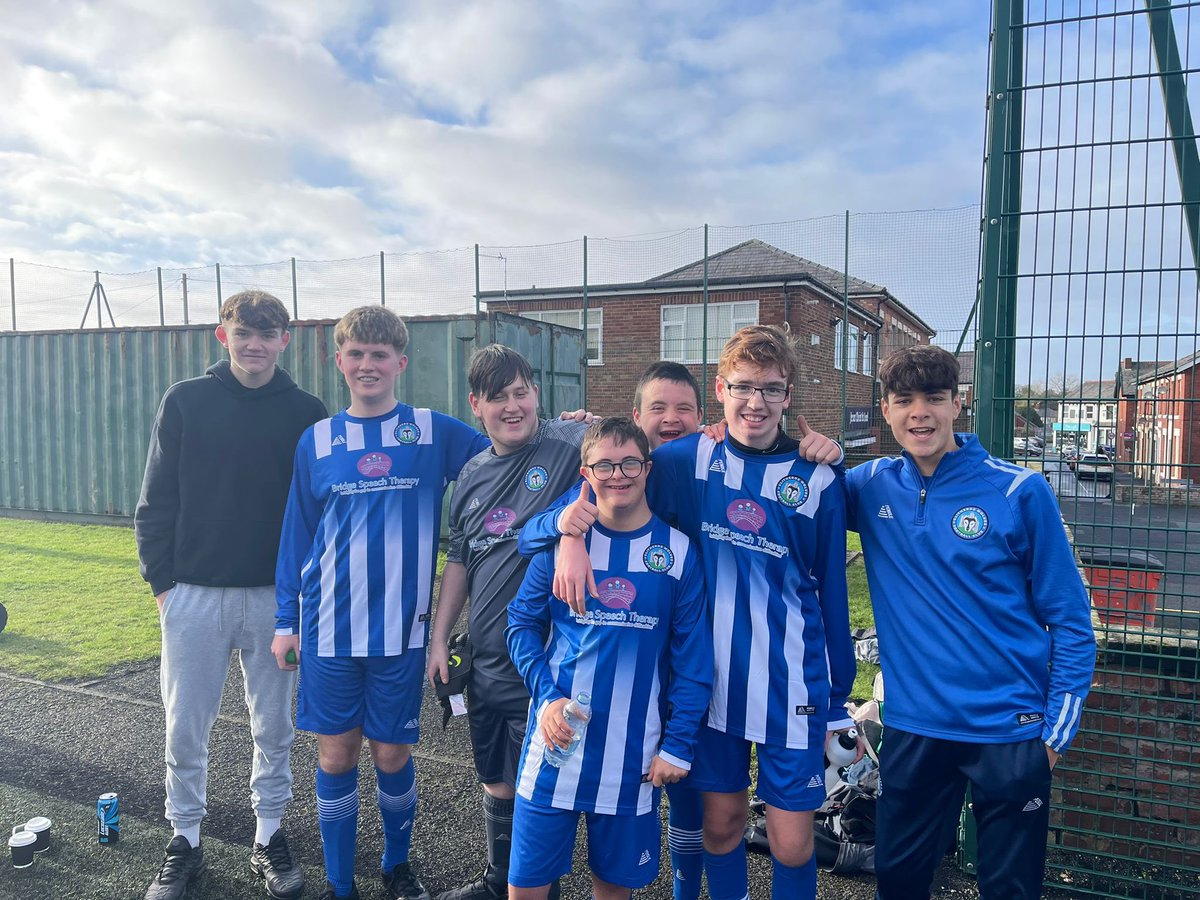 clitheroewolves's tweet image. Proud is an understatement. Our superb SEN team making their Wolves debuts on Saturday @LancashireFA huge moment for Finley Young and his team assisted by Theo Holmes 🐺❤️⚽️