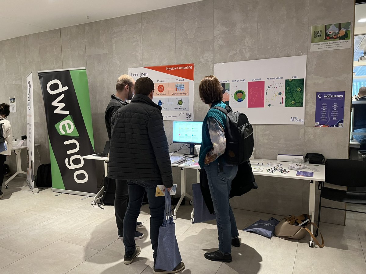 Natacha Gesquière (@nachagesquiere) on Twitter photo We geven graag uitleg over ons lesmateriaal #AIOpSchool <a href="/dwengo/">Dwengo vzw</a> op studiedag Kenniscentrum #Digisprong. Onze missie: leerkrachten en leerlingen inzichten bijbrengen over hoe #AI-systemen werken dwengo.org/aiopschool/ We geven graag uitleg over ons lesmateriaal #AIOpSchool <a href="/dwengo/">Dwengo vzw</a> op studiedag Kenniscentrum #Digisprong. Onze missie: leerkrachten en leerlingen inzichten bijbrengen over hoe #AI-systemen werken dwengo.org/aiopschool/