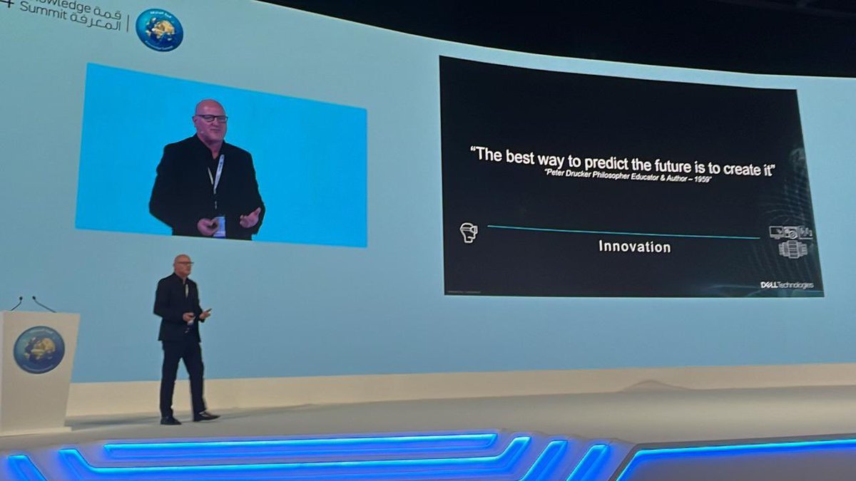 knowledge4All1's tweet image. @reddogmarc of @DellTech at #KnowledgeSummit24: “We are approaching the solutions to some of your biggest problems in #pollution, #population, and #health through #technology and #innovation”.
