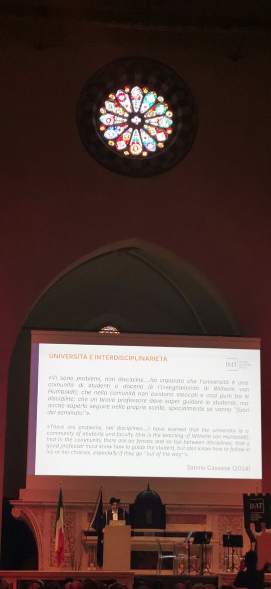 Anna Pirri Valentini (@anna_pirri_) on Twitter photo Opening of the Academic Year at <a href="/IMTLucca/">Scuola IMT Alti Studi Lucca</a> looking at the role of education and research faced to globalization, artificial intelligence, and multidisciplinarity.
<a href="/lorenzo_casini/">Lorenzo Casini</a> Opening of the Academic Year at <a href="/IMTLucca/">Scuola IMT Alti Studi Lucca</a> looking at the role of education and research faced to globalization, artificial intelligence, and multidisciplinarity.
<a href="/lorenzo_casini/">Lorenzo Casini</a>