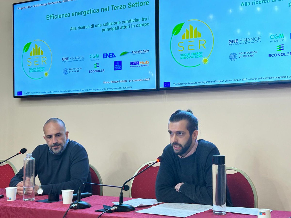 On 14 Nov, we hosted "#EnergyEfficiency in the #ThirdSector" in #Rome at Palazzo Falletti.

Top stakeholders tackled Italy’s green transition.

📸 Photos below! 🎥 Full video soon.

#energytransition #EU2050