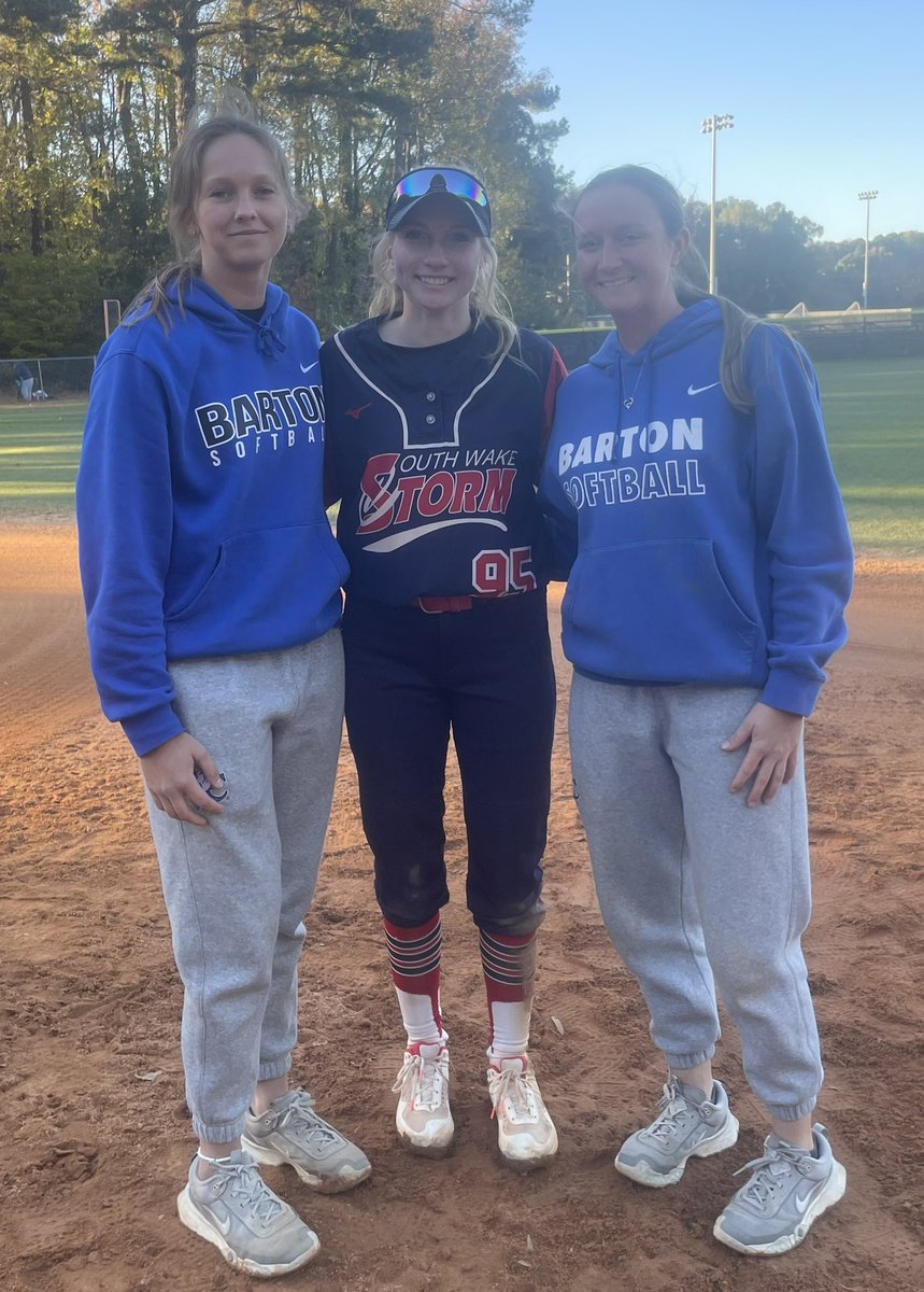 Emma Peacock (@emmapeacock2026) on Twitter photo Had an awesome time at the <a href="/Barton_Softball/">Barton College Softball</a> Prospect Camp this past weekend. Great time getting to know some of the players and coaches, and came away with some new batting techniques and things to focus on as a slapper.
<a href="/MelisaShock/">Melisa Shock</a>
<a href="/swstorm_navy/">south wake storm navy</a> Had an awesome time at the <a href="/Barton_Softball/">Barton College Softball</a> Prospect Camp this past weekend. Great time getting to know some of the players and coaches, and came away with some new batting techniques and things to focus on as a slapper.
<a href="/MelisaShock/">Melisa Shock</a>
<a href="/swstorm_navy/">south wake storm navy</a>