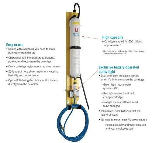 Batt_components's tweet photo. Make pure water from your own tap with the HydroPure Water Deionizing System! 💧 

This ensures to keep your water free of metallic impurities, extending your battery life. 

Shop now: 
https://t.co/ToD3H0KxYw 

#BatteryWatering #BatteryComponents #ForkliftBattery https://t.co/yeEsbAzZ5c