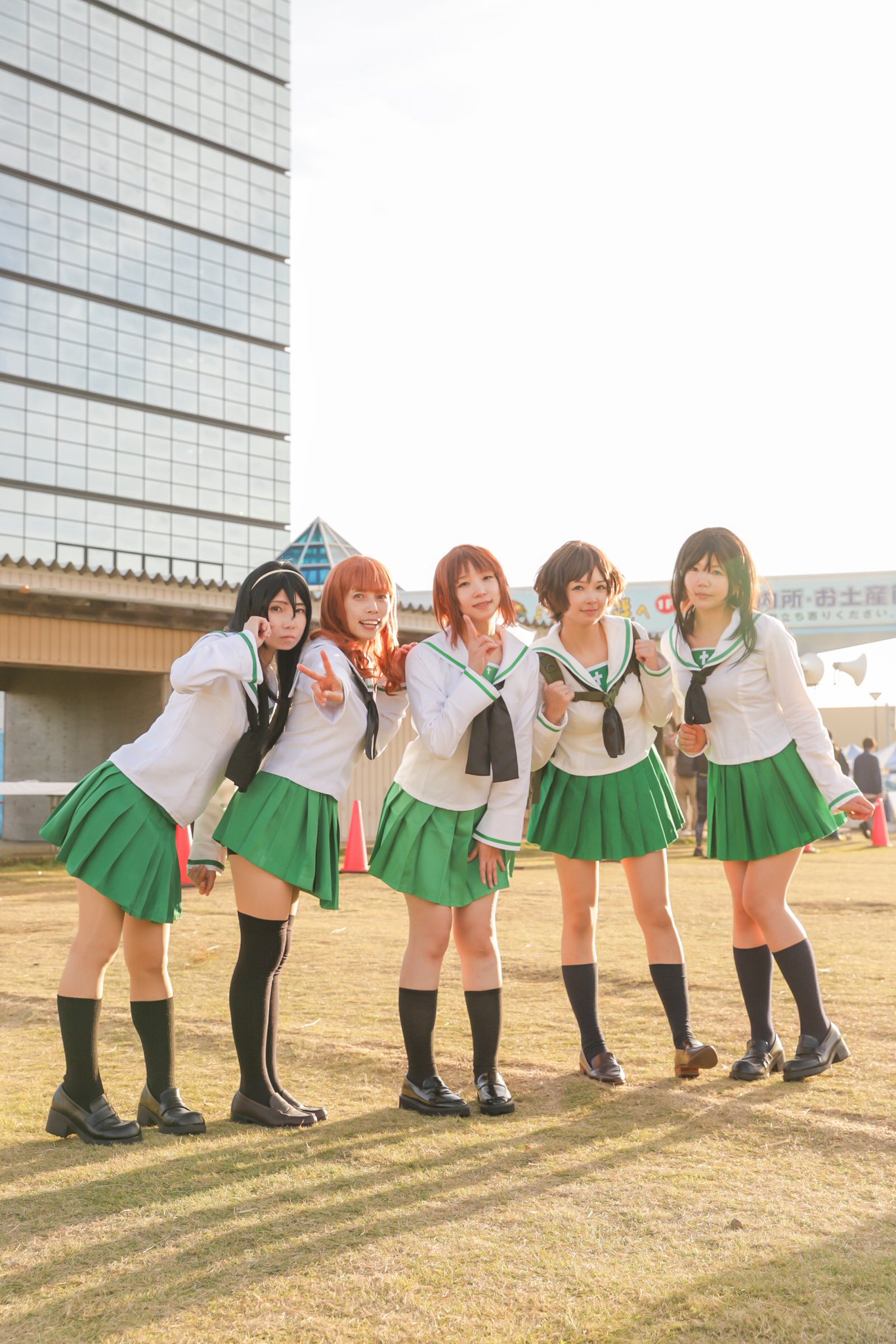 ガールズ&パンツァー 西住 みほ 武部 沙織 五十鈴 華 大洗学園