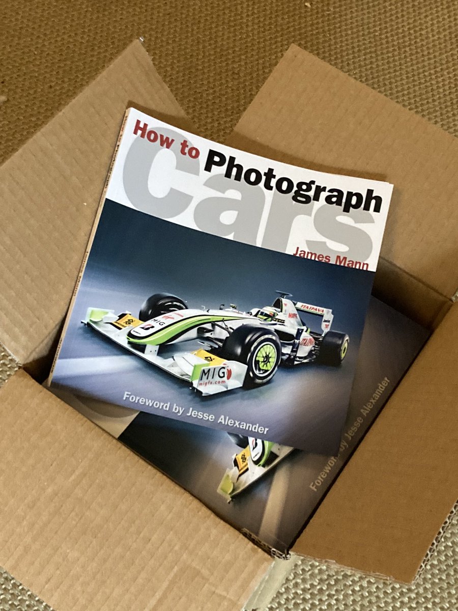Into to final box of How to Photograph Cars… so just 20 now left out of 2000 published in this edition.. get your copy for the best price via howtophotographcars.co.uk or jamesmann.com