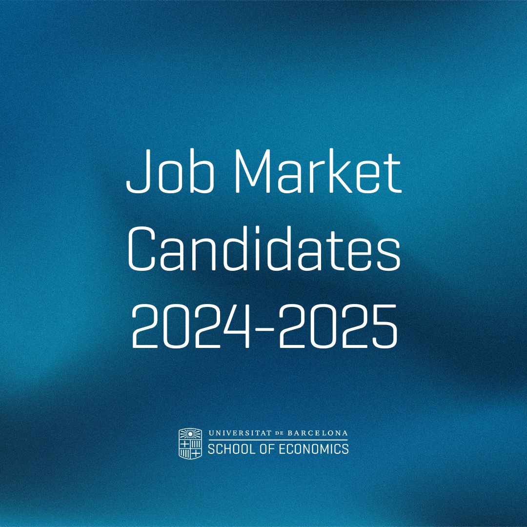ubeconomics's tweet photo. 🚨 Meet our 2024-2025 PhD Job Market Candidates! 

Learn more about the candidates &amp; their research here👇🏽🧵 https://t.co/v2lhzWIphW