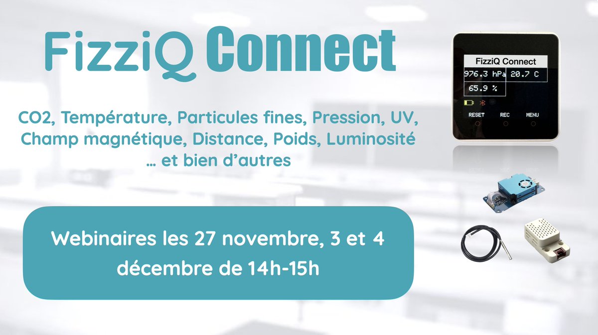 Découvrez FizziQ Connect au cours de nos webinaires les 27 novembre, 3 ou 4 décembre. Plus d'informations et enregistrement sur fizziq.org/booking-worksh…