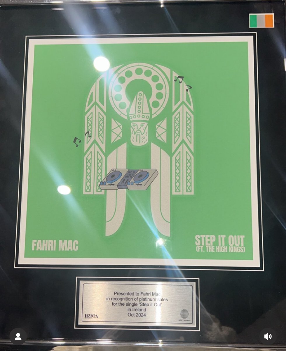 TheHighKings's tweet photo. Just as we  kick off the ‘Step it Out Tour’ we are 🤯 🤯🤯 to see Step It Out with @fahrimac has gone PLATINUM status in Ireland 💿🇮🇪 WOW!!!! 
Thanks to Fahri for bringing this version to life and to you guys for listening. This is HUGE!  #Platinum #stepitout #trending https://t.co/o2FYDVPGIe
