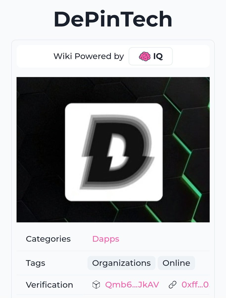 SmartCryptoNew1's tweet photo. 🟠 @Depin_Tech integrates @IQWIKI GPT for a smarter, more connected 5G experience! 

🔶 #DepinTech empowers individuals to establish 5G hotspots and build a community-driven internet.

🌐 #IQGPT integration allows users to get quick and accurate answers to their questions through the chatbot.

🤝 This integration enhances the Depin Tech community, providing seamless access to knowledge and information.
 
🔽 VISIT 
https://t.co/Wb0TigyBq5
#SCN1