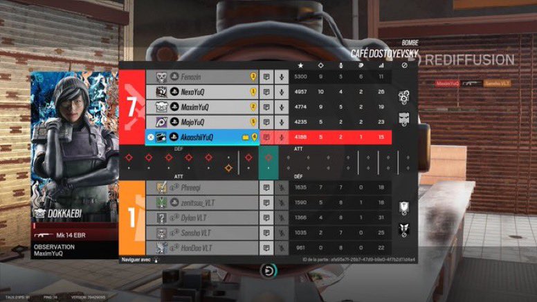 Team_YuQ's tweet photo. 🏴‍☠️ YUQ ESPORT 🏴‍☠️ 

Victoire pour la YuQ 141 💛

@ConsoleLeagueR6 Gg @TeamVUELTA 

Scores🏆
✅ 7-1
✅ 7-1

L/U 141 : 

@AkaashiiiG 
@N6xFaa 
@Fenosrov 
@INvxoo 
@iMaaxim https://t.co/tsCRUqXdQs