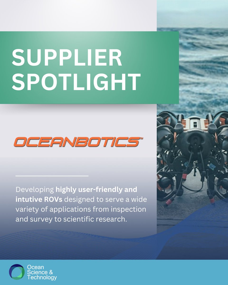 OceanSciTec's tweet image. Supplier Spotlight: Oceanbotics 🔦
Their cutting-edge ROVs are designed for ease of use and precision control, making them the top choice for commercial, scientific, and government customers worldwide.
More of Oceanbotics here: hubs.la/Q02WsgZY0
#OceanRobotics #ROVs