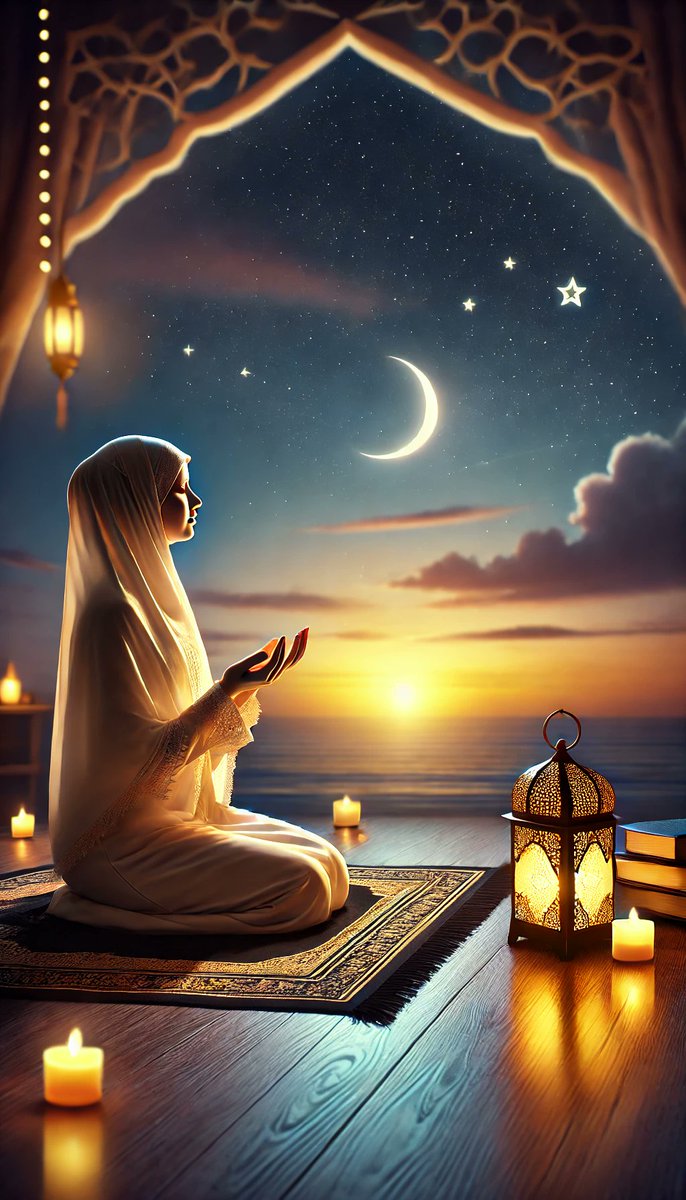 Firdous692's tweet photo. Assalamualaikum 💫 
have a good evening 🤗

Evening time... when the day gathers its colors and it's time to immerse oneself in prayers. Moments filled with Allah's mercy and peace. 🌙🤲🏼 
#EveningPrayers #Serenity #muslim https://t.co/9OMN4r5g19