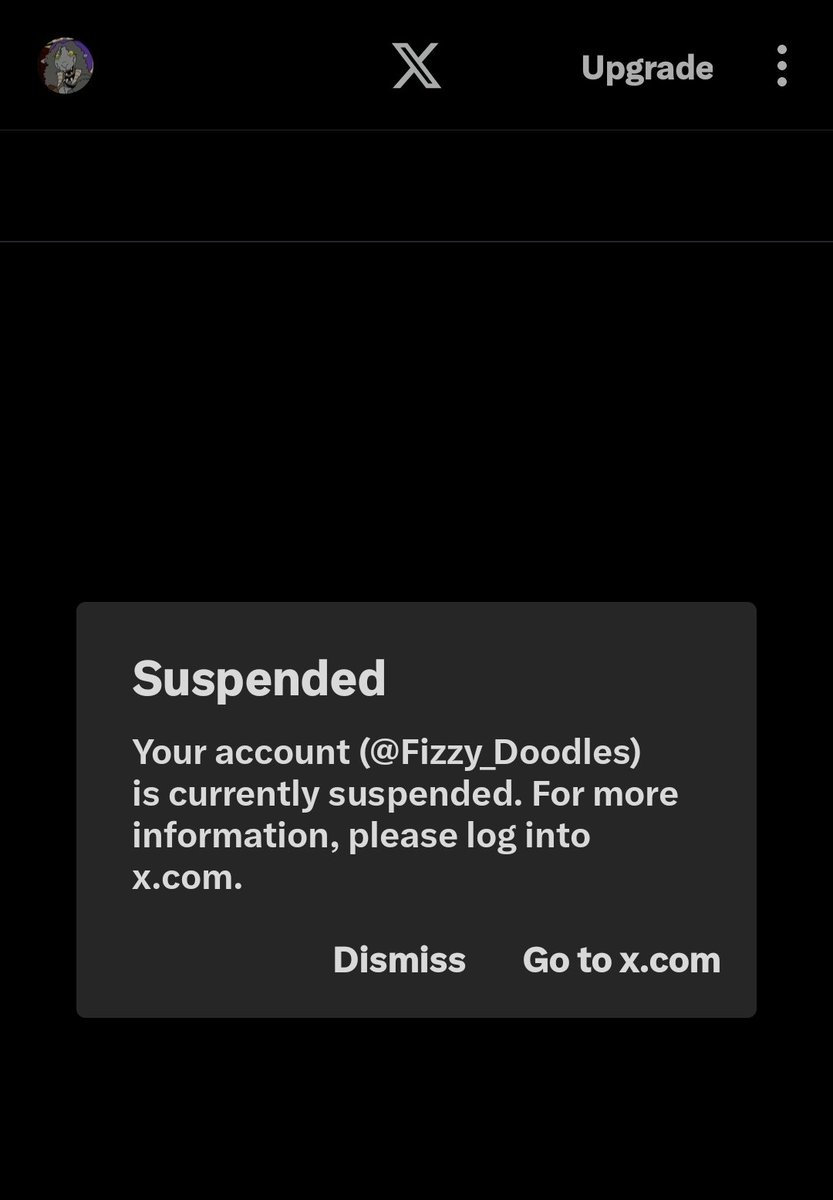 Fizzy_Chan101's tweet image. BESTIES I GOT FUCKING SUSPENDED. WHAT I DO..?! 😭🥹