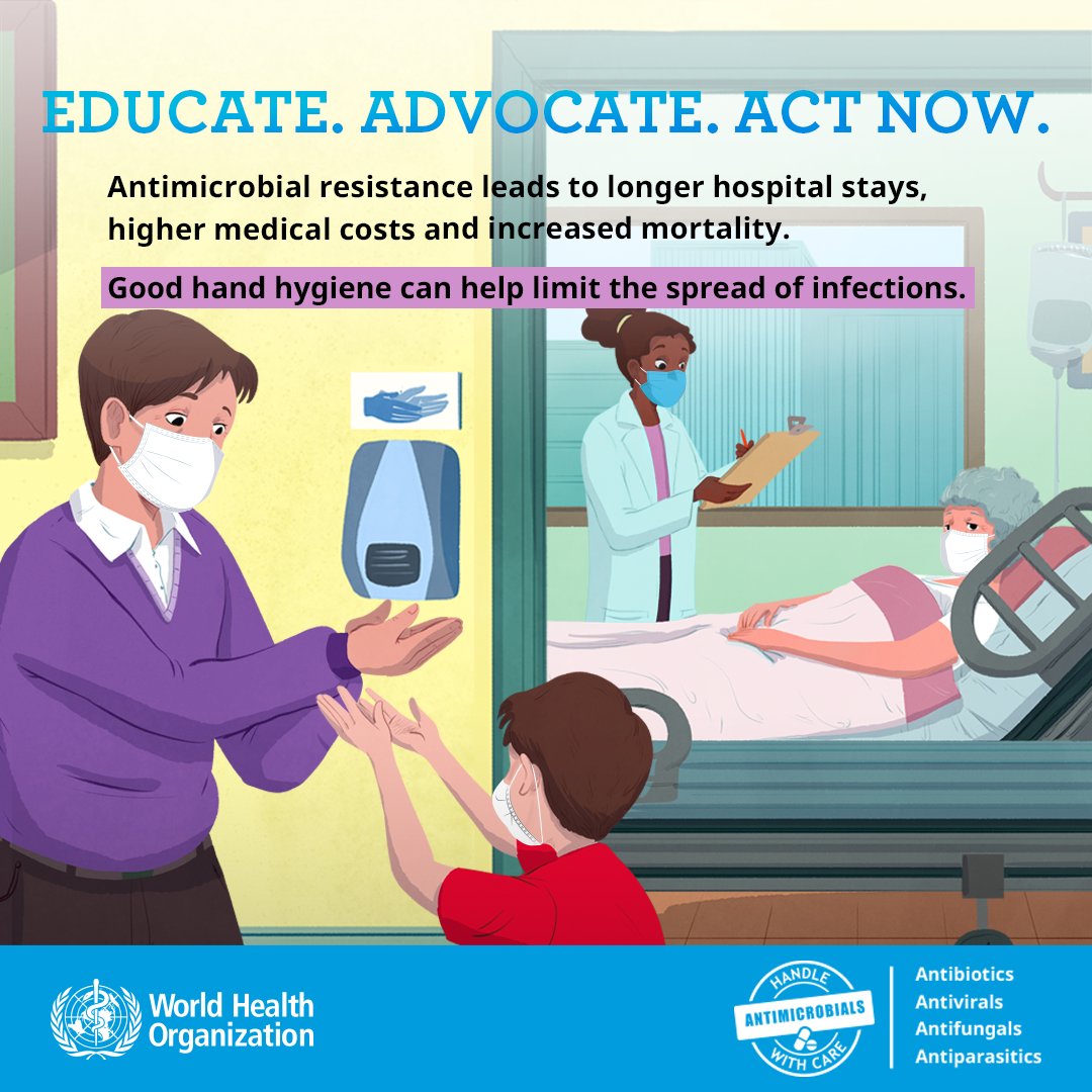 As its AMR week, thought is was a lovely reminder from WHO about the importance of hand hygiene especially in the winter months. <a href="/WHHPharmacy/">WHH Pharmacy</a> <a href="/WHO/">World Health Organization (WHO)</a>