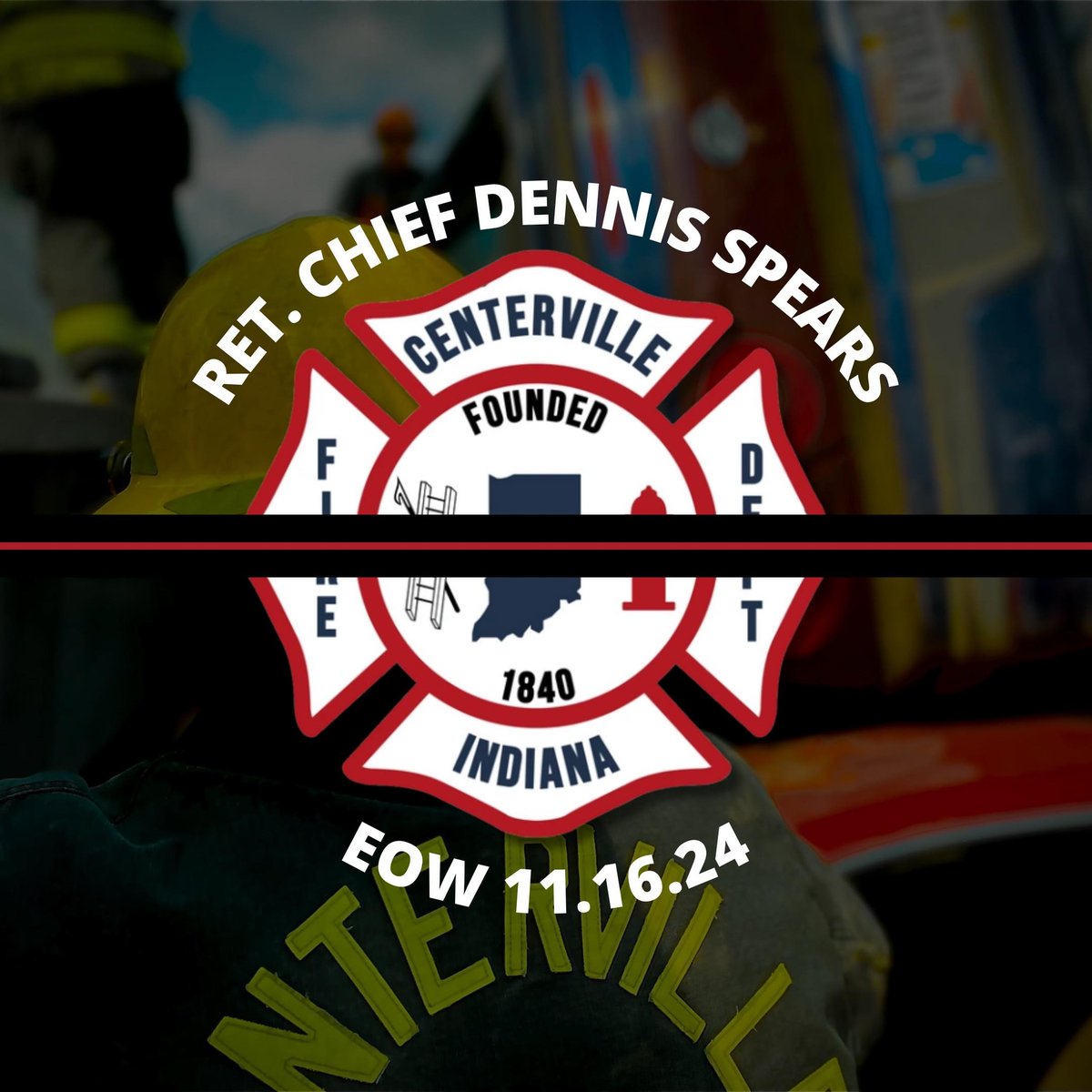 Centerville residents are mourning the loss of long-time Fire Chief Dennis Spears.  Services are pending.
kicks96.com/local-news/768…