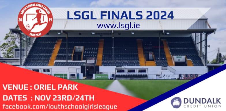 The LSGL FINALS 2024 takes place at Oriel Park this Saturday and Sunday.

We want to encourage all clubs to share this post and link below within your own clubs and let's support the game we love and put girls soccer centre stage this weekend....
🔴⚪️⚽️

eventbrite.ie/e/108065656587…