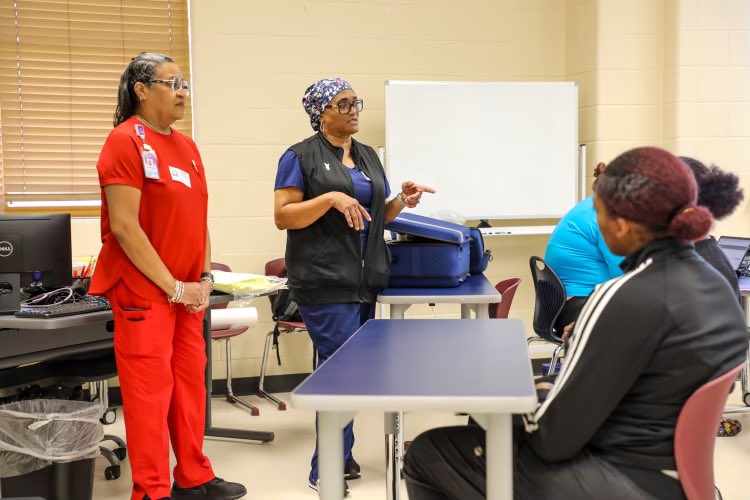 Grant Rivera (@grantrivera) on Twitter photo Eight <a href="/MariettaGAhs/">Marietta High School</a> scholars will start clinicals today at <a href="/WellstarHealth/">Wellstar Health System</a> as they work towards earning their certified nursing assistant certification.
This program allows students in our healthcare pathway to complete their CNA certification while in high school and gives the Eight <a href="/MariettaGAhs/">Marietta High School</a> scholars will start clinicals today at <a href="/WellstarHealth/">Wellstar Health System</a> as they work towards earning their certified nursing assistant certification.
This program allows students in our healthcare pathway to complete their CNA certification while in high school and gives the