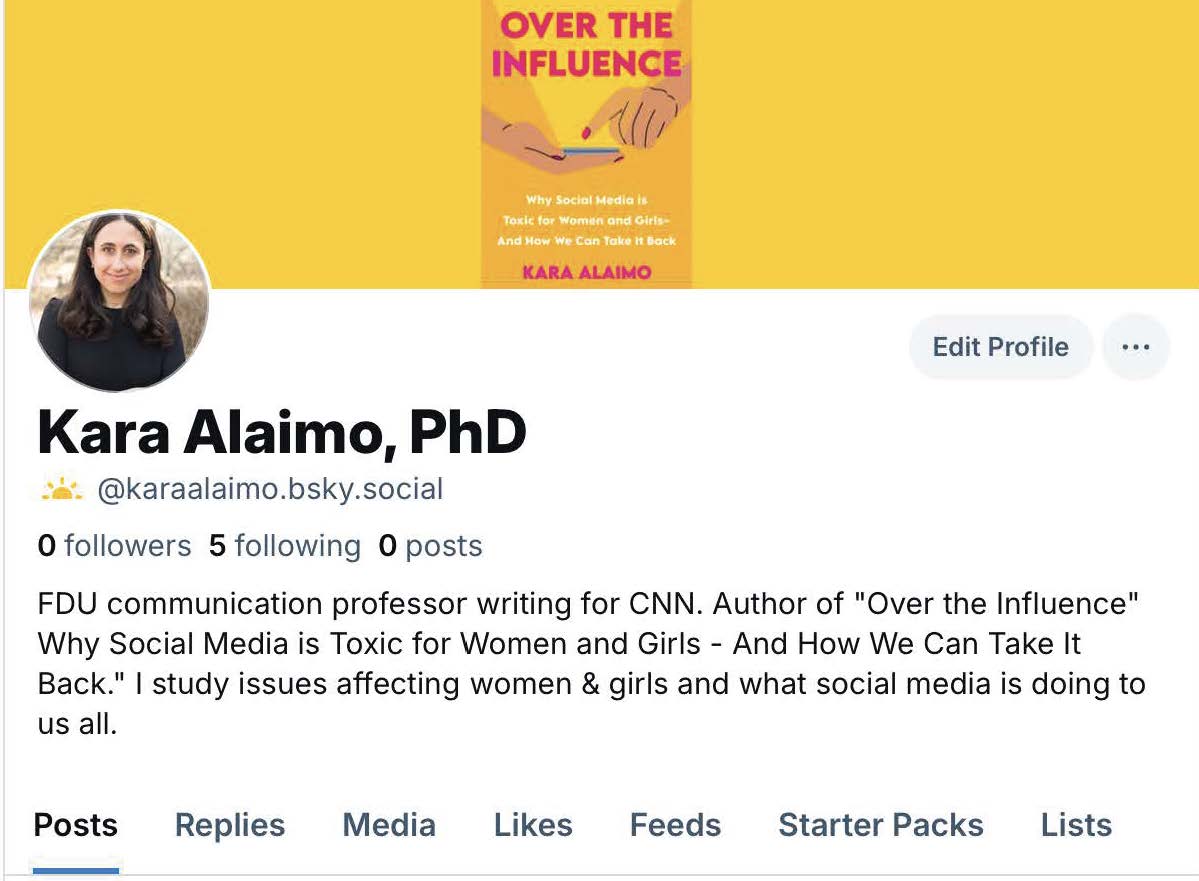 Kara Alaimo, PhD (@karaalaimo) on Twitter photo I've joined the migration. Please find me on Bluesky I've joined the migration. Please find me on Bluesky
