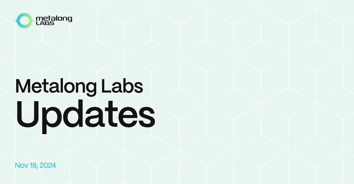 Metalong Labs tweet media