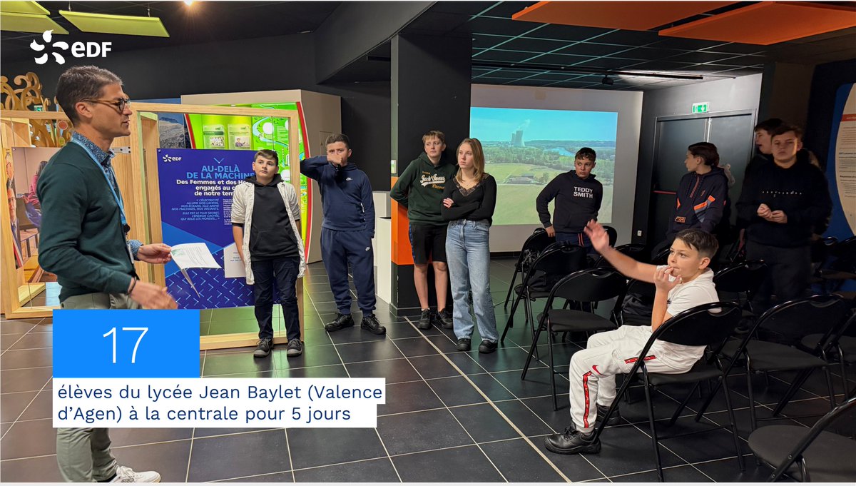 Top départ pour la #ClasseEnEntreprise !
La centrale renouvelle son #partenariat avec le <a href="/LyceeBaylet/">Lycée Jean Baylet</a> et l'UIMM Occitanie et accueille une classe de 3ème pro pour 5 jours à l'occasion de la Semaine de l'Industrie !

En savoir plus➡️ urls.fr/Ig-O6i

#SEDI2024
#DLDDec