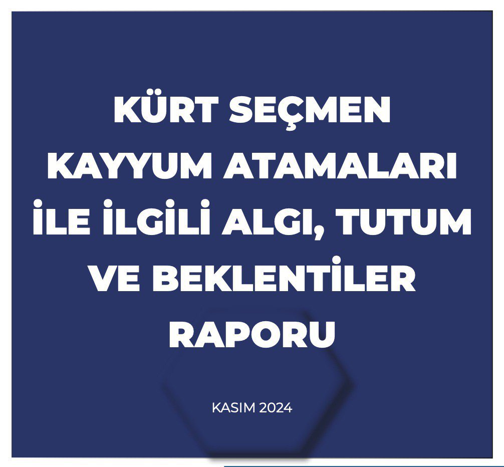 SpectrumHouseTR's tweet image. Kürt seçmenler DEM Parti’nin belediyelere kayyum atamaları konusundaki tutumunu nasıl buluyor?

Detaylar 15-28 Ekim tarihleri arasında 12 ilde gerçekleştirdiğimiz “Kürt Seçmen Kayyum Atamaları ile İlgili Algı, Tutum ve Beklentiler” raporumuzda. 👇

spectrumhouse.com.tr/kurt-secmen-ka…