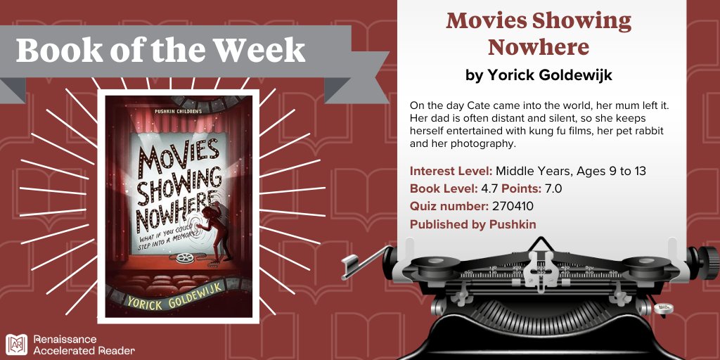 ✨ This week's enchanting #BookOfTheWeek by Yorik Goldewijk is a fantasy adventure about memories, loss and time travel translated by @Laura_Wat. After the loss of her mother, Cate keeps herself entertained with kung fu films, her pet rabbit and photography.