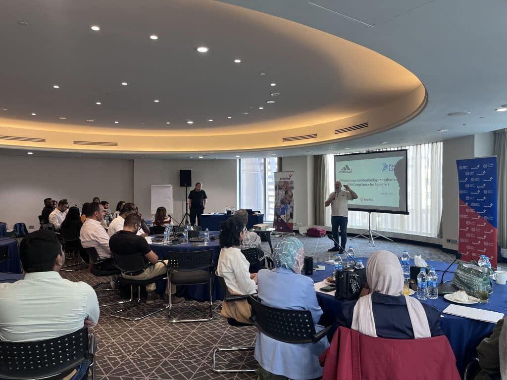 Better Work (@better_work) on Twitter photo Recently, <a href="/Better_Work/">Better Work</a> Jordan, <a href="/adidas/">adidas</a> & <a href="/FairLaborAssoc/">Fair Labor Association</a> jointly hosted a series of seminars on #OSH compliance.
Part of our strategy to strengthen the commitment to fair, safe, and ethical working conditions in Jordan’s #RMG industry
Learn more: buff.ly/4eAQCMo Recently, <a href="/Better_Work/">Better Work</a> Jordan, <a href="/adidas/">adidas</a> & <a href="/FairLaborAssoc/">Fair Labor Association</a> jointly hosted a series of seminars on #OSH compliance.
Part of our strategy to strengthen the commitment to fair, safe, and ethical working conditions in Jordan’s #RMG industry
Learn more: buff.ly/4eAQCMo