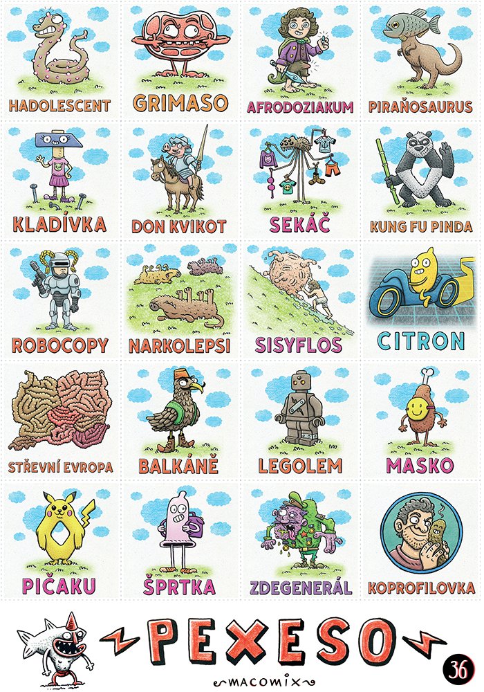 Z repostů vyberu nešťastníka, který bohužel dostane toto nové pexeso č. 36 ;)
