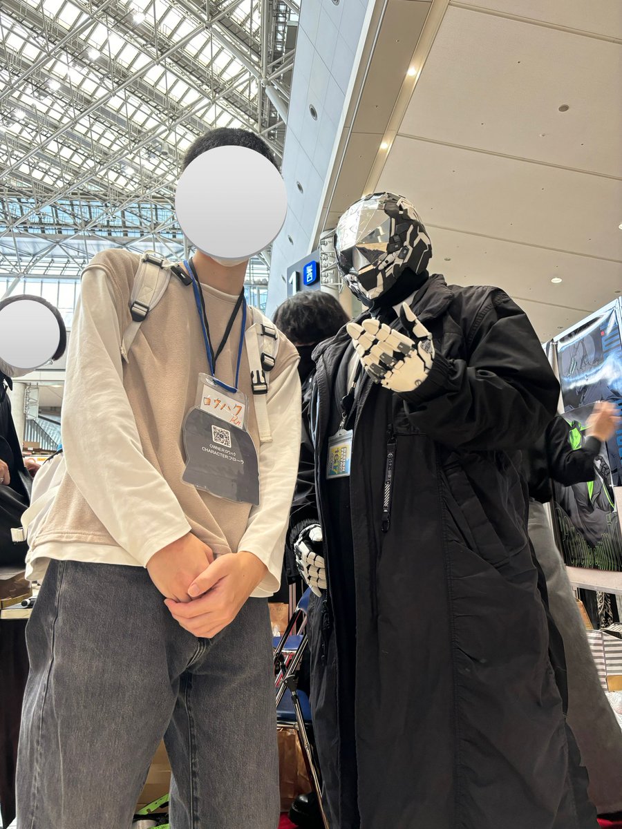 ROU_haku130's tweet image. デザフェスでお声がけさせていただいたマグノリアさん！✨
X上で毎度カッコいいと思いながら投稿を拝見しております…！
いつかメカへデビューした時にまたツーショ撮りたいです…！
ワンショット&amp;amp;ツーショットありがとうございました！🙇‍♂️✨
#デザインフェスタ 
#parallelsummit