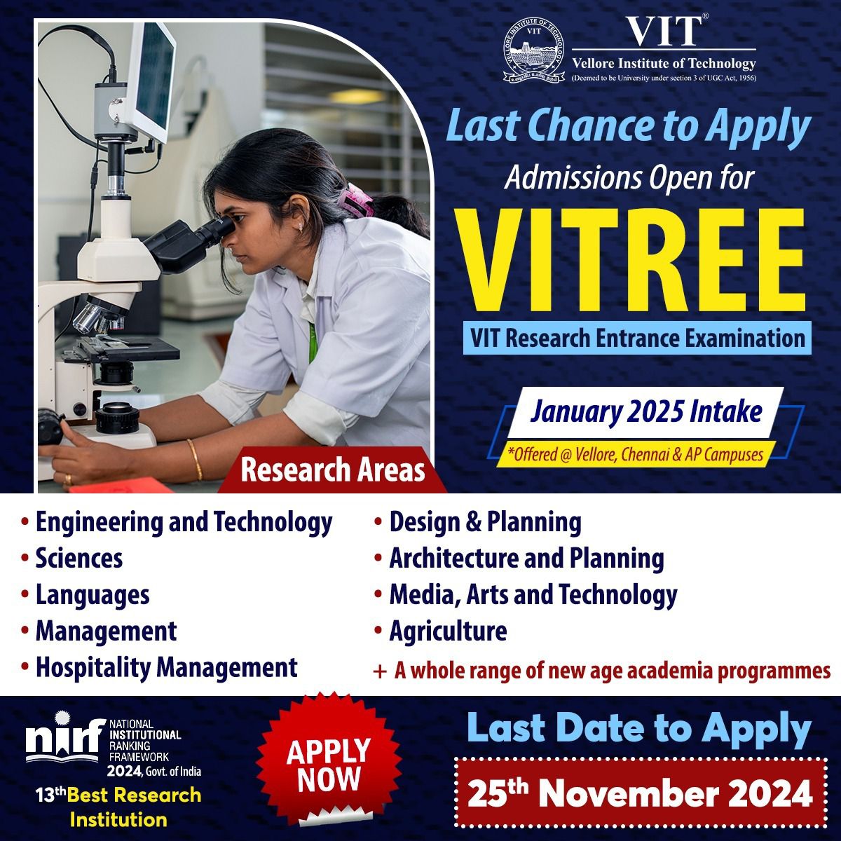 VIT University tweet media