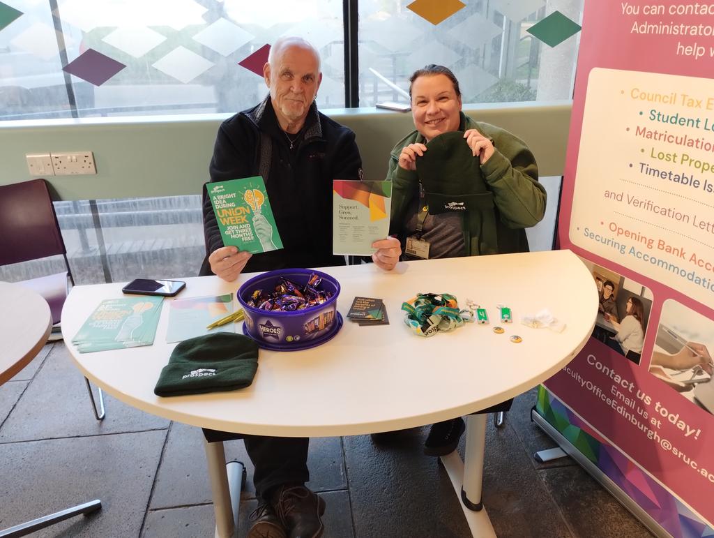 Starting #unionweek at SRUC King's Buildings, Edinburgh some good conversations with staff and members about <a href="/ProspectUnion/">Prospect Union</a> <a href="/ProspectScot/">Prospect Scotland</a> Prospect.org.uk/join