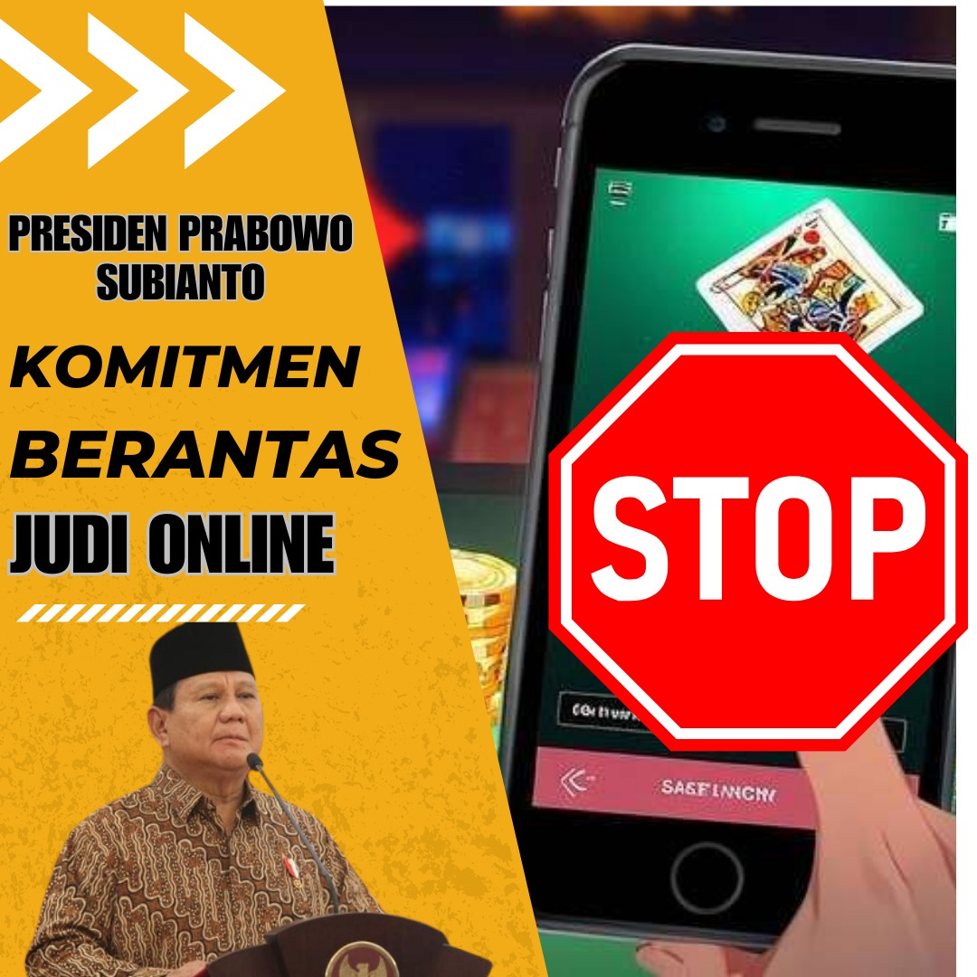 Presiden Prabowo Subianto menyatakan akan menindak tegas Bandar dan pelaku judi online
#BerantasJudiOnline
#PrabowoBerantasJudol
#AstaCita
#IndonesiaTanpaJudol