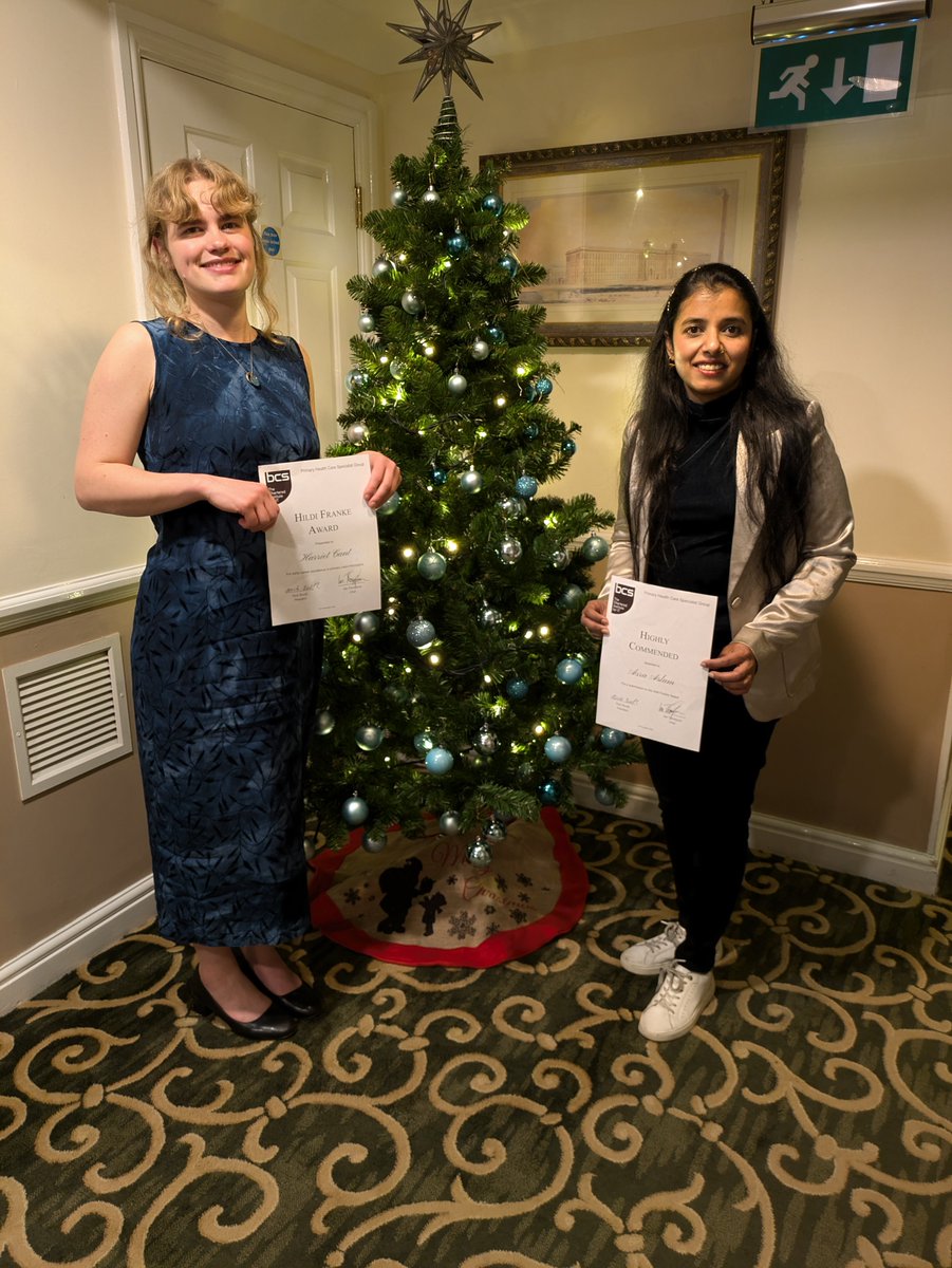 DynAIRx (@dynairx) on Twitter photo Congratulations to Hattie Cant who won the Hildi Franke Early Career Award and <a href="/AsraAslam14/">Dr Asra Aslam</a> who was runner up at the <a href="/phcsg/">BCS PrimaryHealthCare SG</a> conference last week. Very well deserved. Congratulations to Hattie Cant who won the Hildi Franke Early Career Award and <a href="/AsraAslam14/">Dr Asra Aslam</a> who was runner up at the <a href="/phcsg/">BCS PrimaryHealthCare SG</a> conference last week. Very well deserved.
