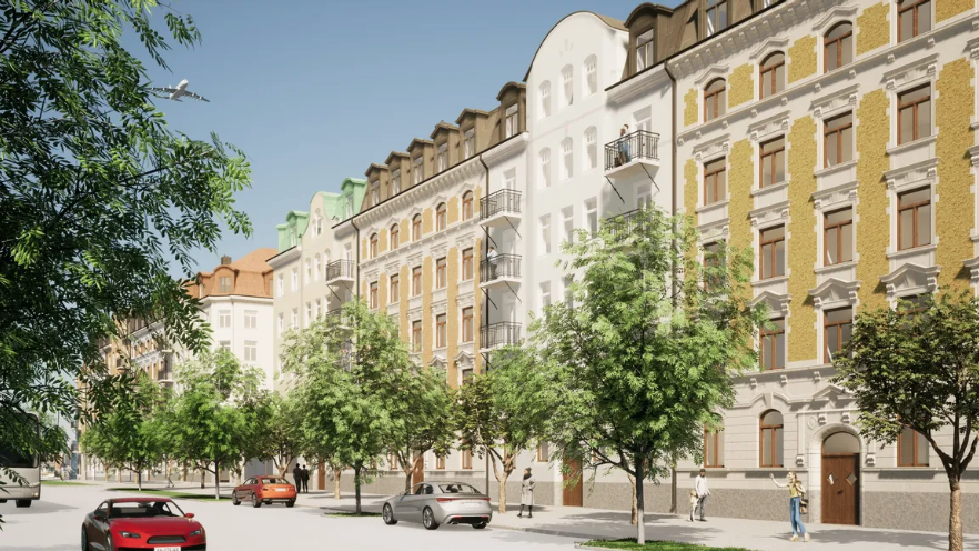 Aesthetic_City's tweet photo. Solve the housing crisis? Build cities filled with these!

Step 1: Take some field somewhere
Step 2: Create a grid street plan, with parks integrated like in Savannah, GA
Step 3: Fill the grid with these buildings
Step 4: Profit

Left: Nils Freckeus 
Right: Treese Architekten. https://t.co/mPm8QAbczT