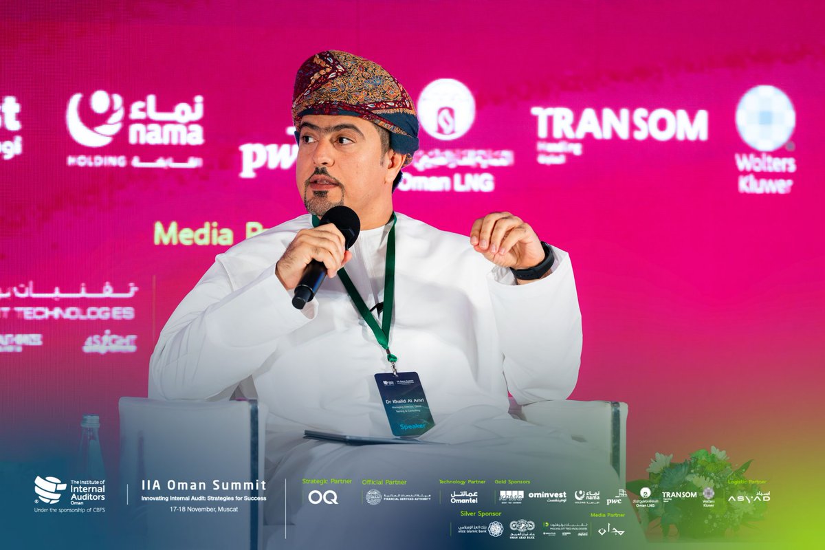 iiaoman's tweet photo. The fourth session at #IIAOmanSummit24 explored the impact of environmental, governance, and societal factors on IA. https://t.co/22bp7gIt8I