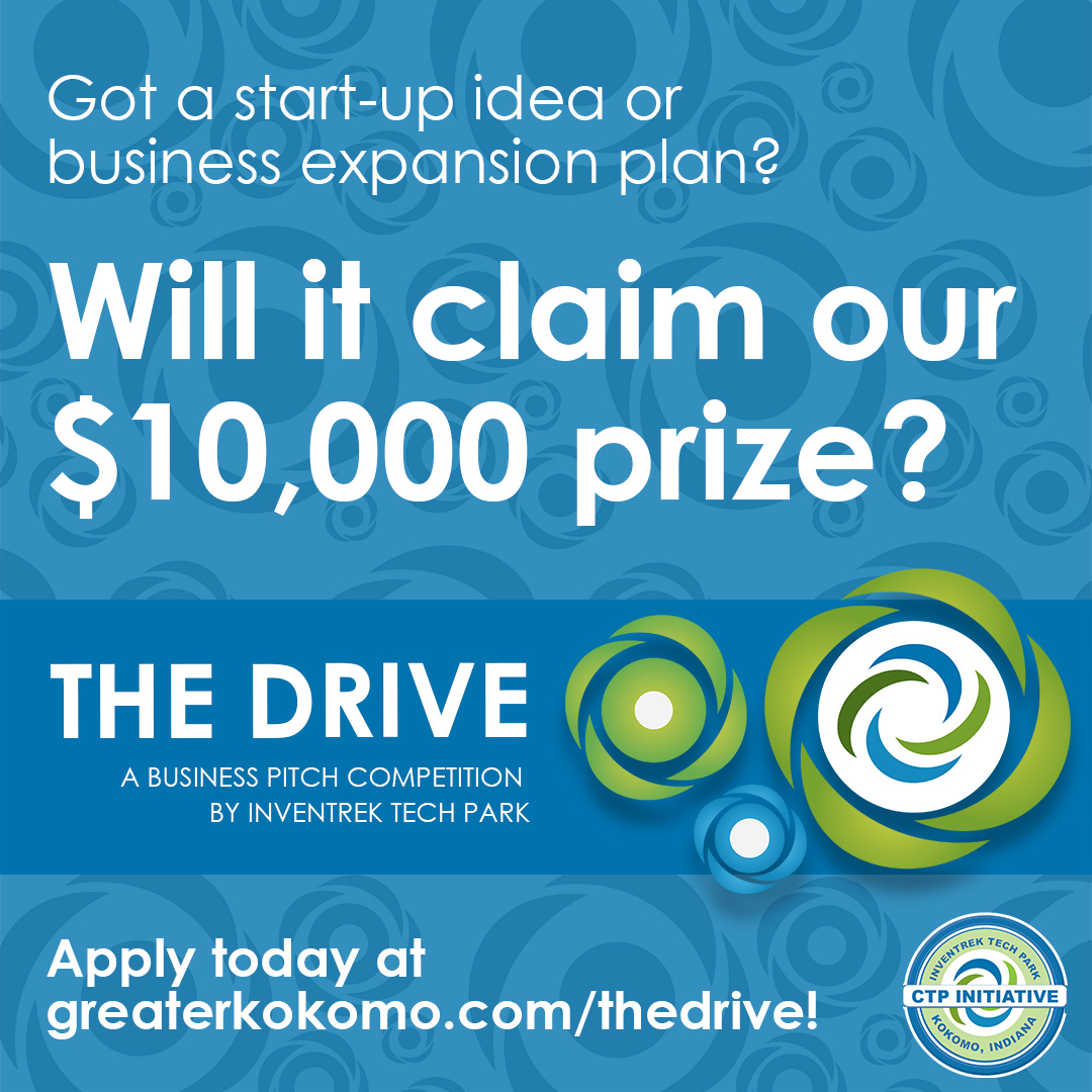 Have you started making your New Year's resolutions? Is one of them growing your small business? If so, then make applying for the 2025 Drive Business Pitch Competition part of your resolution! 
Apply here: greaterkokomo.com/thedrive/