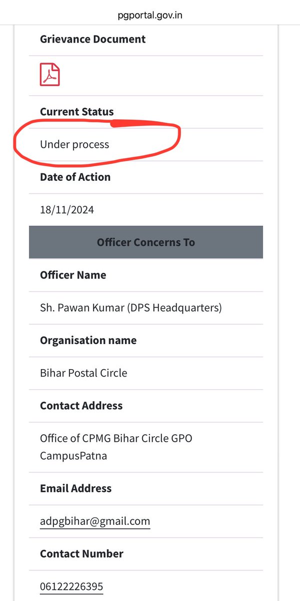 Seraj_IITR's tweet photo. @_yashpathak @IndiaPostOffice This portal https://t.co/mDuZ2h18IQ never close any complaint without proper resolution. 

In my case , Local Post Man is the culprit who never deliver articles on time &amp; this time an enquiry has been raised against postman via PGPORTAL . https://t.co/Nya3OOeXbP