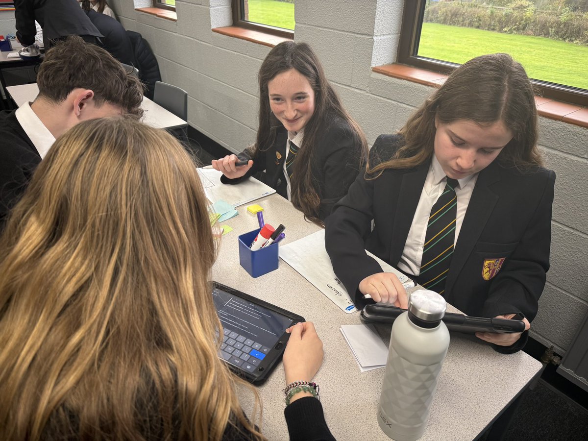 HowdenSchoolMFL's tweet photo. Year 9 teams are busy working on the UKNLC with @GCHQ this morning @HowdenSchool @KS3atHowden #mfl #competition #puzzles https://t.co/i8Udvq2xKQ