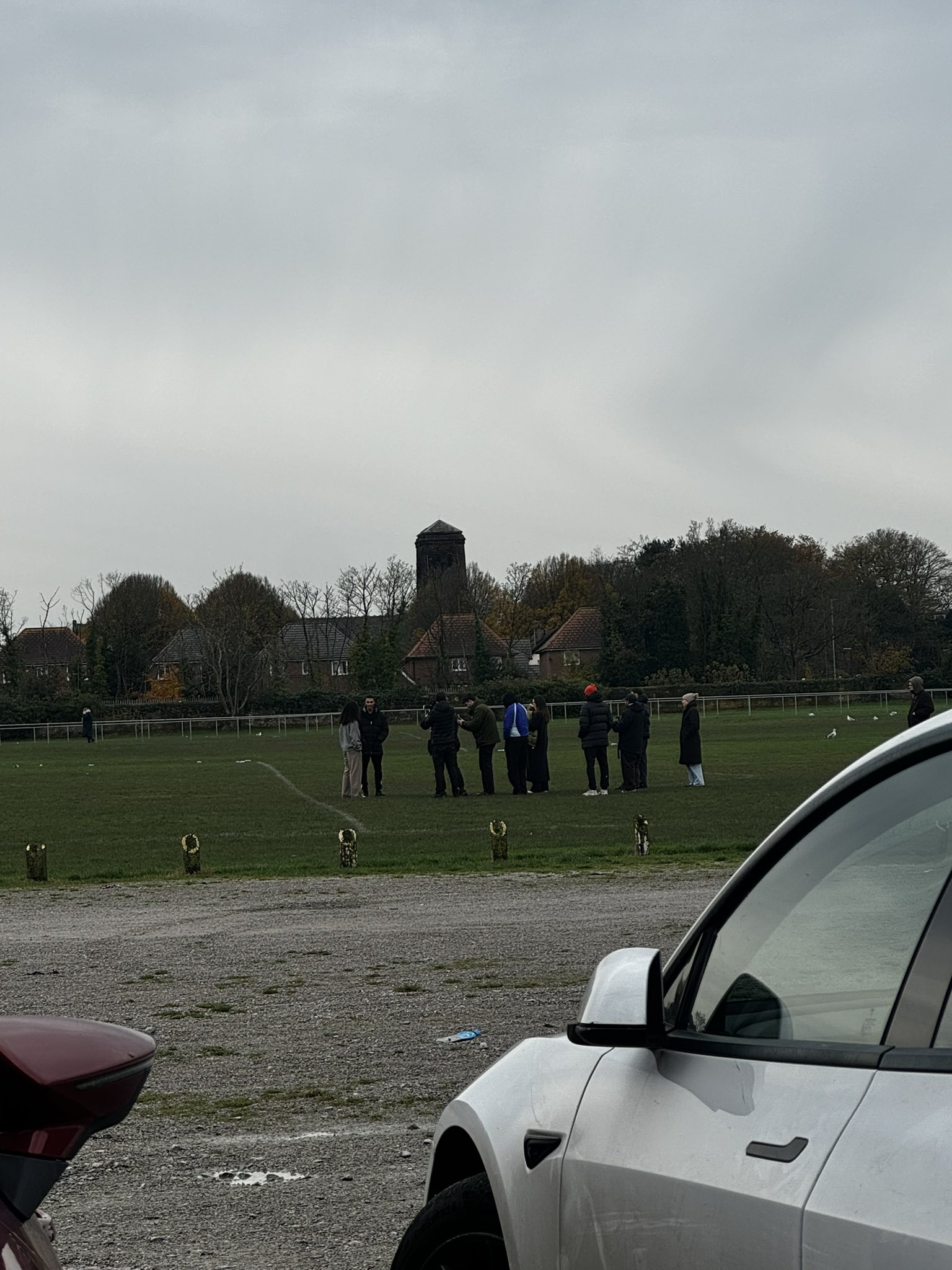 Liverpool star Trent Alexander Arnold was spotted to interview on the shankly playing fields in West Derby